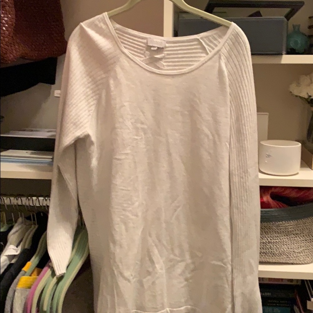 Cashmere sweater.